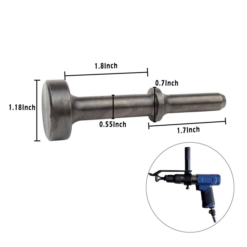 GreatBba 9 Piece Pneumatic Chisel Air Hammer Punch Chipping Bits Set - Image 3